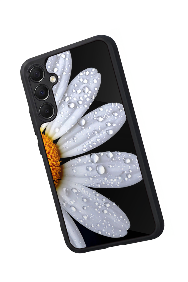 Samsung Galaxy A34 Uyumlu Cicek Tasarımlı Glossy Premium Kılıf