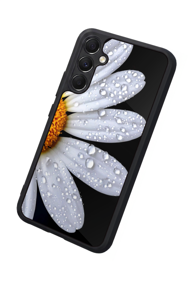 Samsung Galaxy A34 Uyumlu Cicek Tasarımlı Glossy Premium Kılıf