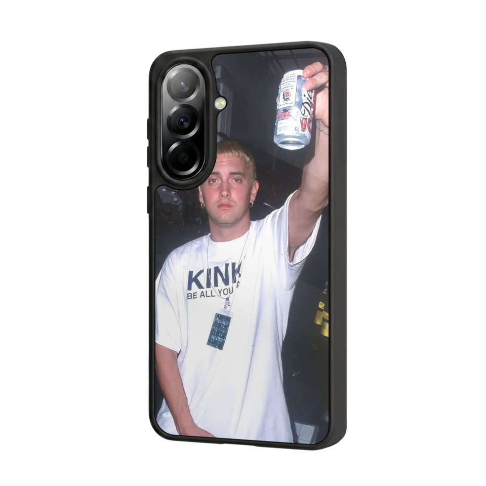 Samsung Galaxy A57 Uyumlu Eminem Tasarımlı Glossy Premium Kılıf