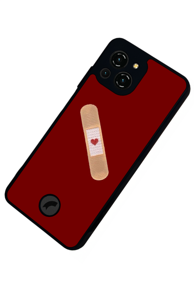 Reeder S23 Pro Max Uyumlu Kalp Love Tasarımlı Glossy Premium Kılıf