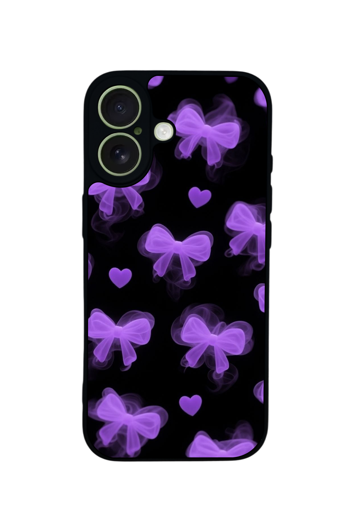 iPhone 17 Uyumlu Kurdele Tasarımlı Glossy Premium Kılıf