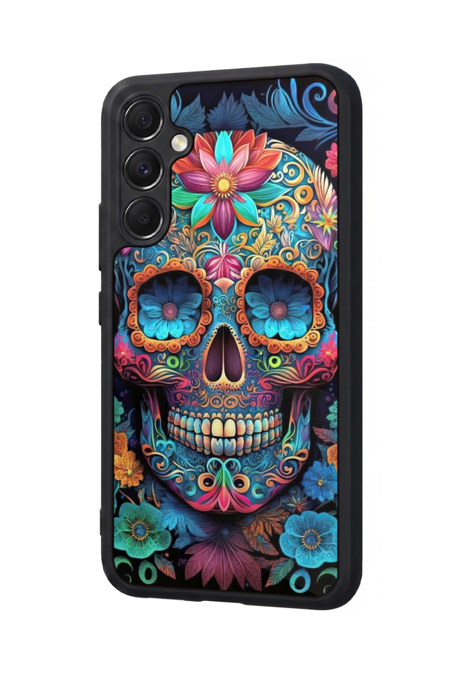 Samsung Galaxy M34 Uyumlu KuruKafa Tasarımlı Glossy Premium Kılıf
