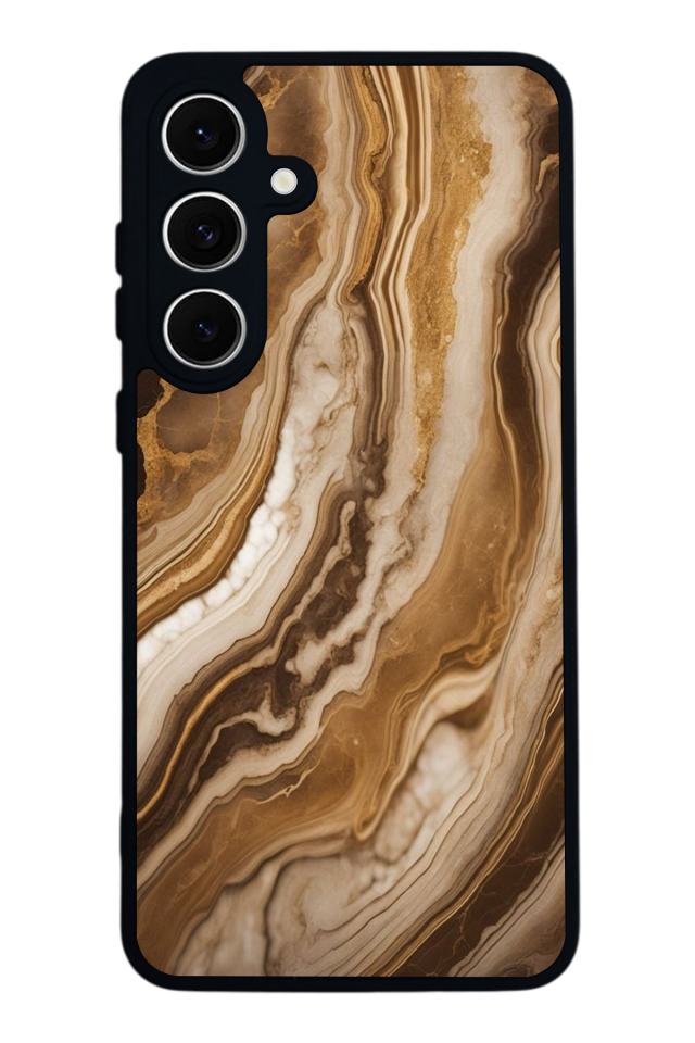 Samsung Galaxy A16 Uyumlu Mermer Marble Tasarımlı Glossy Premium Kılıf
