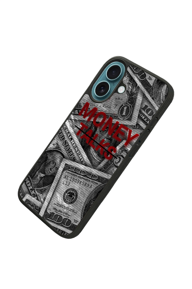 iPhone 16 Plus Uyumlu Money Para Tasarımlı Glossy Premium Kılıf