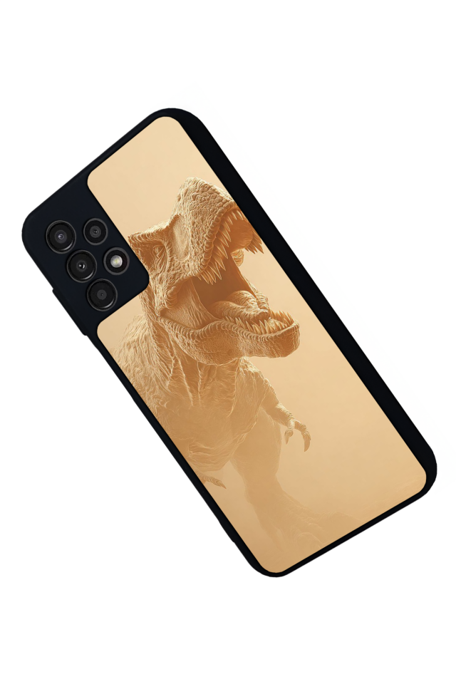 Samsung Galaxy A13 Uyumlu Dinazor Tasarımlı Glossy Premium Kılıf