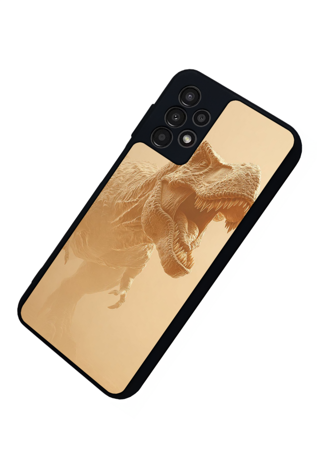 Samsung Galaxy A13 Uyumlu Dinazor Tasarımlı Glossy Premium Kılıf