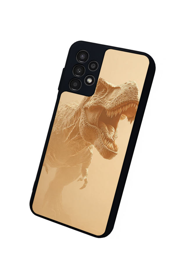 Samsung Galaxy A13 Uyumlu Dinazor Tasarımlı Glossy Premium Kılıf