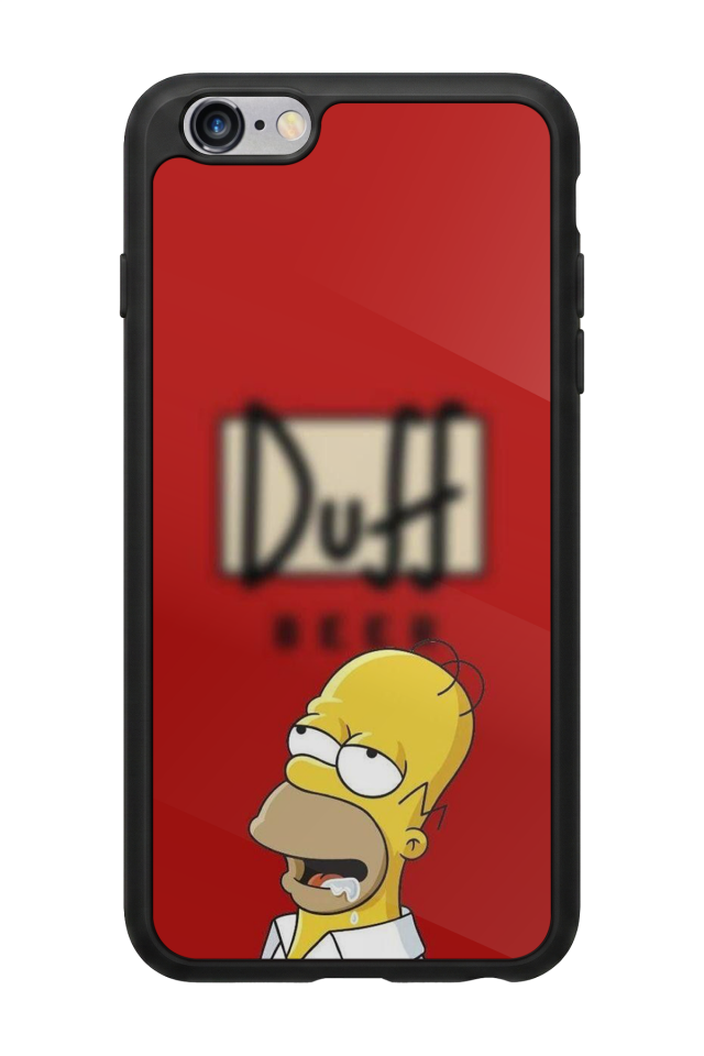 iPhone 6 Plus Uyumlu The Simpsons Tasarımlı Glossy Premium Kılıf