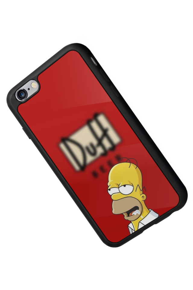 iPhone 6 Plus Uyumlu The Simpsons Tasarımlı Glossy Premium Kılıf