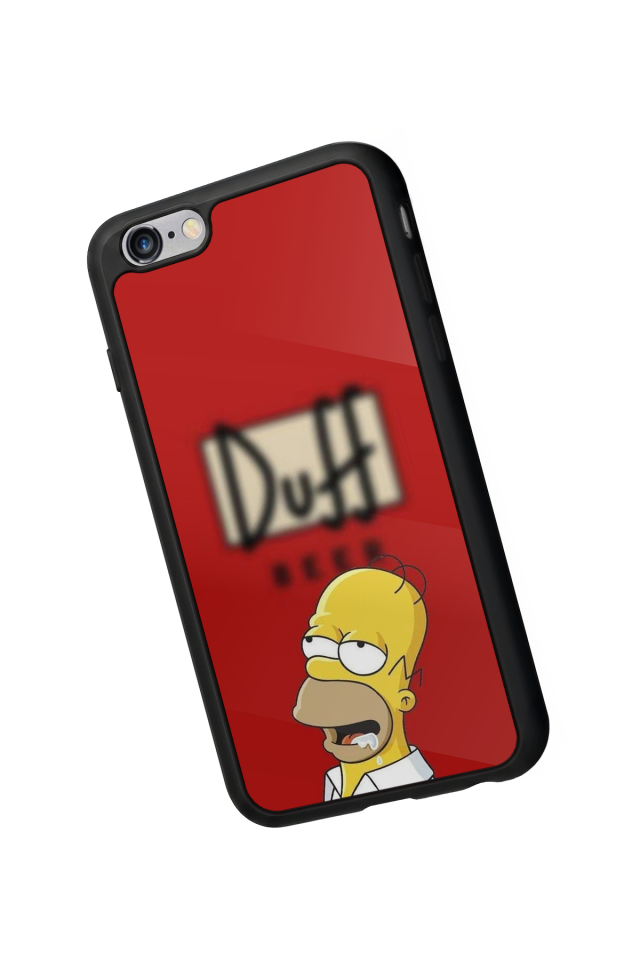 iPhone 6 Plus Uyumlu The Simpsons Tasarımlı Glossy Premium Kılıf