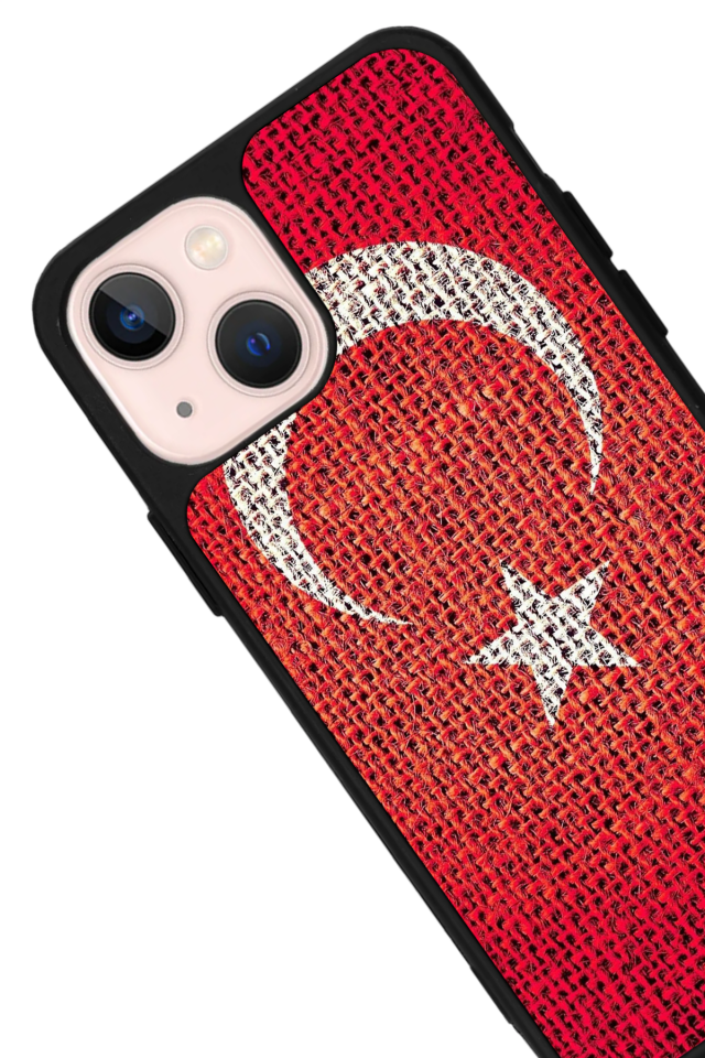 iPhone 15 Uyumlu Türk Bayragi Tasarımlı Glossy Premium Kılıf