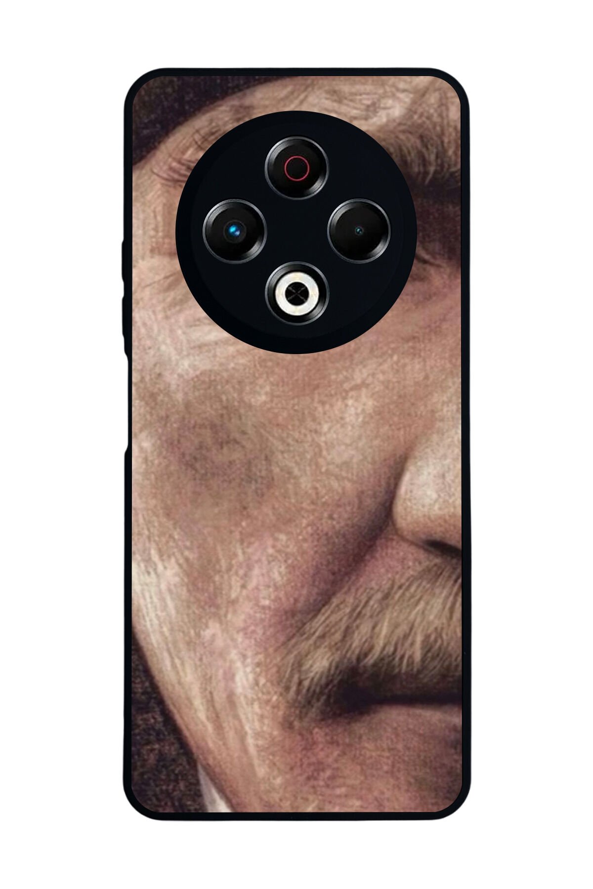 Tecno Spark 30 Uyumlu Mustafa Kemal Ataturk Tasarımlı Glossy Premium Kılıf