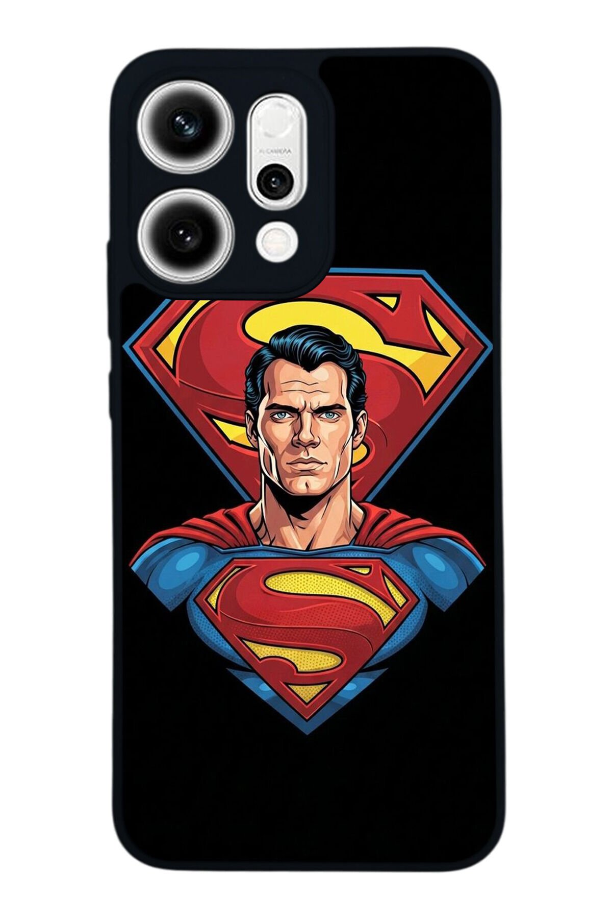 Oppo Reno 14 Uyumlu Superman Tasarımlı Glossy Premium Kılıf