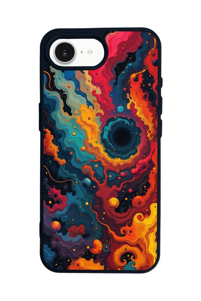 iPhone 16E Uyumlu Abstract Tasarımlı Glossy Premium Kılıf