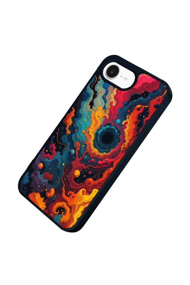 iPhone 16E Uyumlu Abstract Tasarımlı Glossy Premium Kılıf