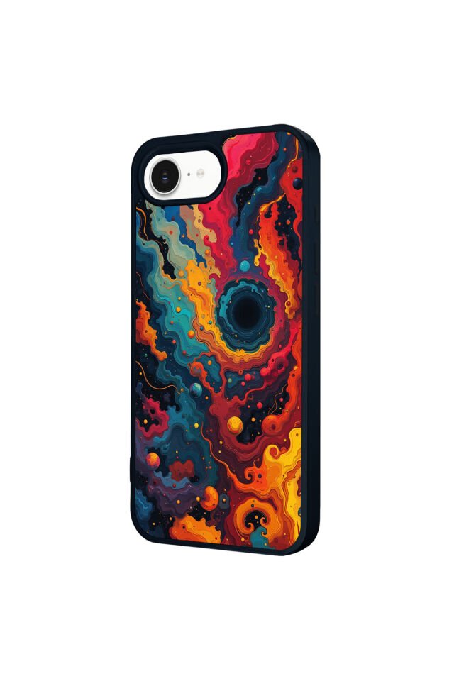 iPhone 16E Uyumlu Abstract Tasarımlı Glossy Premium Kılıf