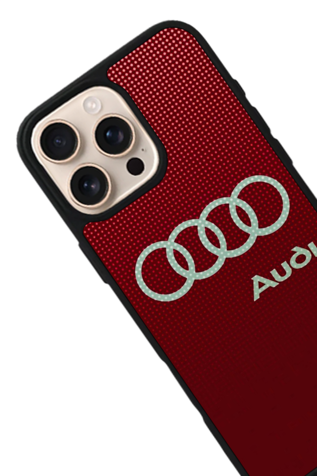 iPhone 16 Pro Max Uyumlu Audi Tasarımlı Glossy Premium Kılıf