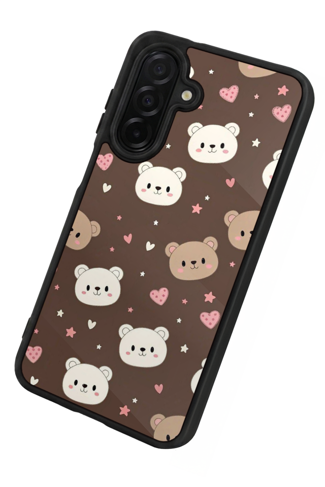 Samsung Galaxy A26 Uyumlu Ayı Tasarımlı Glossy Premium Kılıf