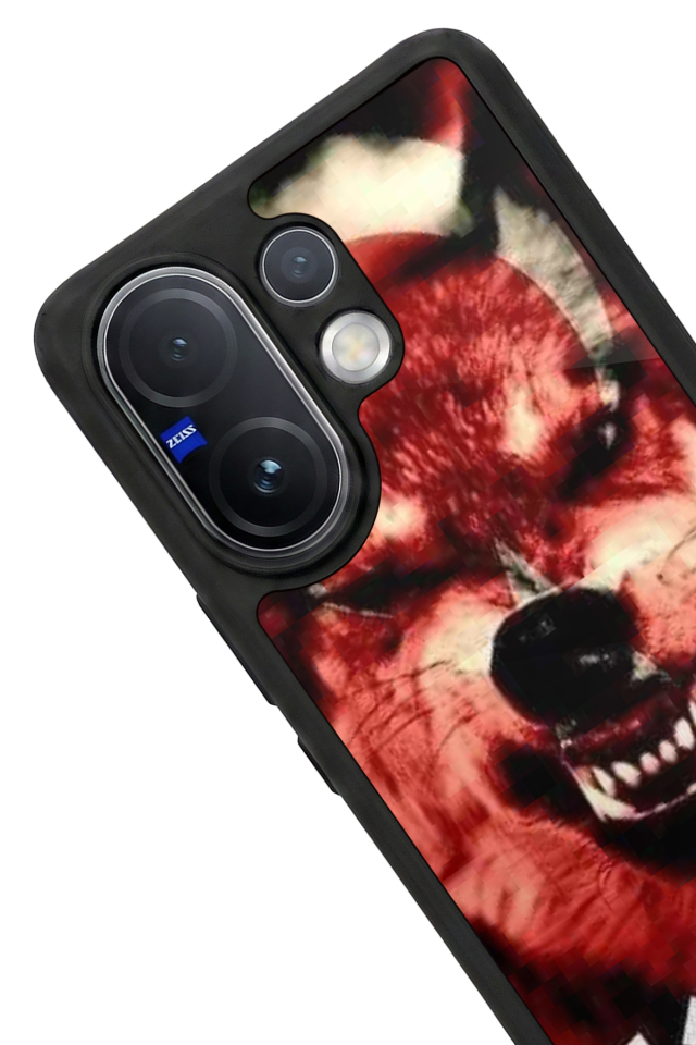 Vivo V60 Uyumlu Bozkurt Tasarımlı Glossy Premium Kılıf