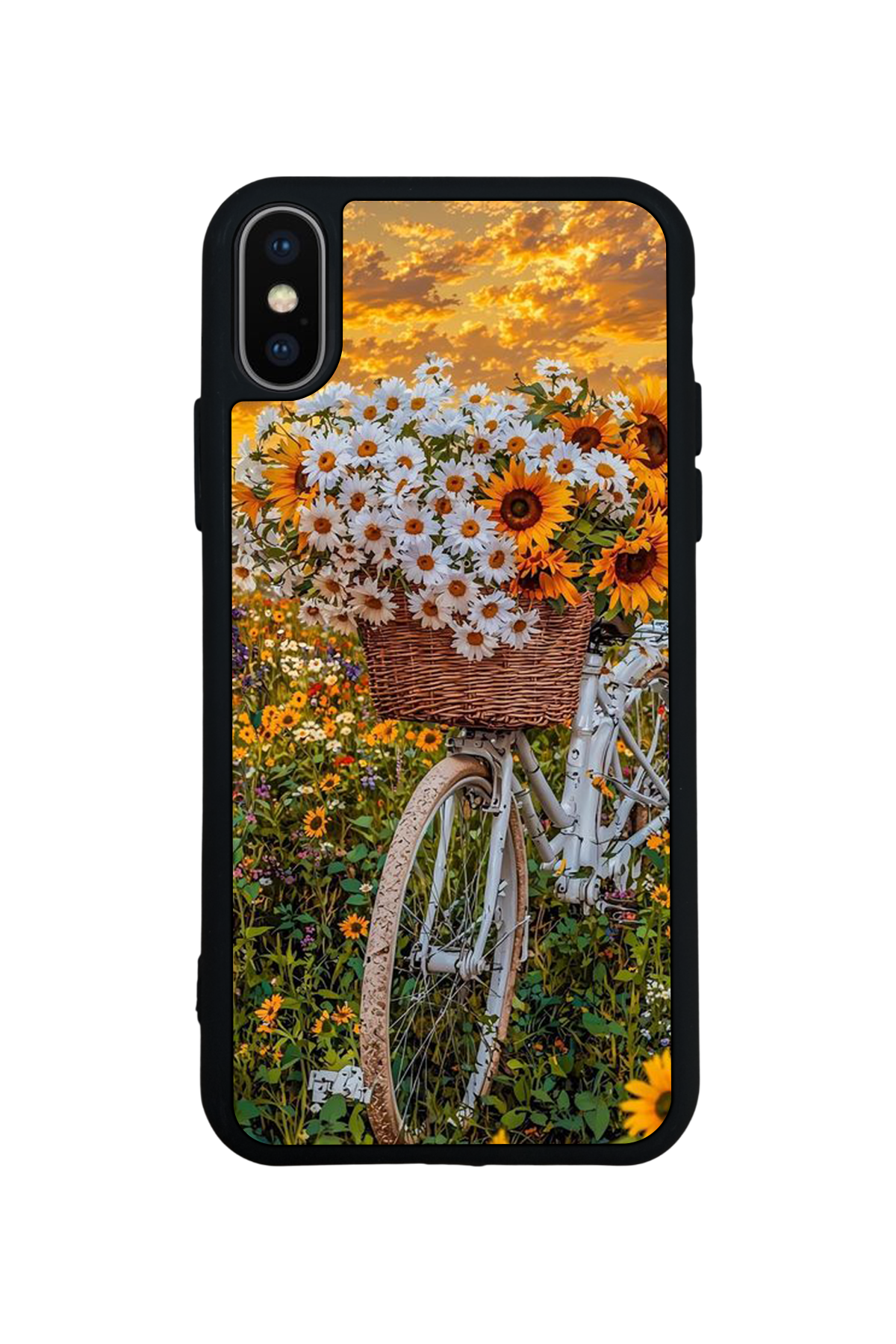 iPhone XS Max Uyumlu Cicek Tasarımlı Glossy Premium Kılıf