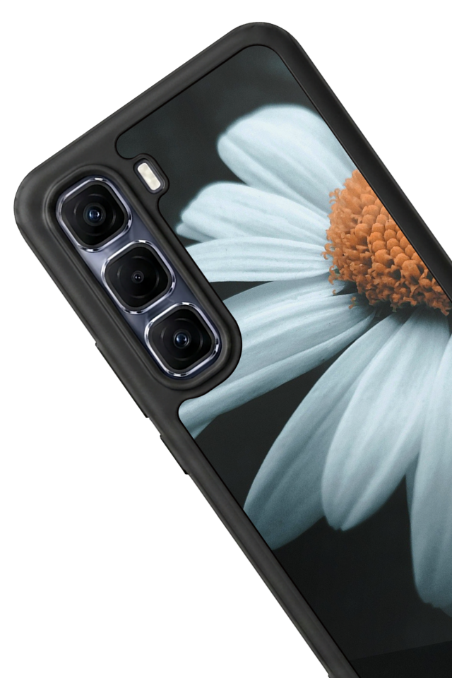 Infinix Hot 60 Pro Plus Uyumlu Cicek Tasarımlı Glossy Premium Kılıf