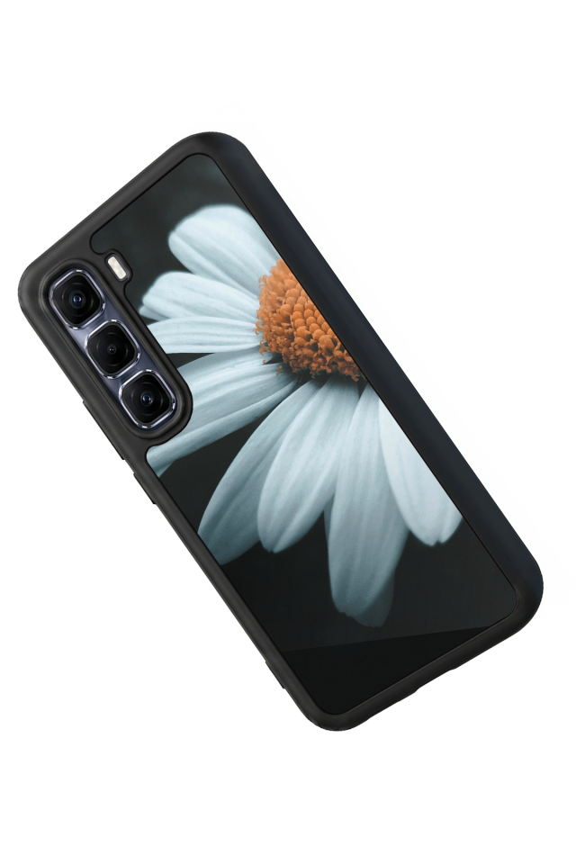 Infinix Hot 60 Pro Plus Uyumlu Cicek Tasarımlı Glossy Premium Kılıf