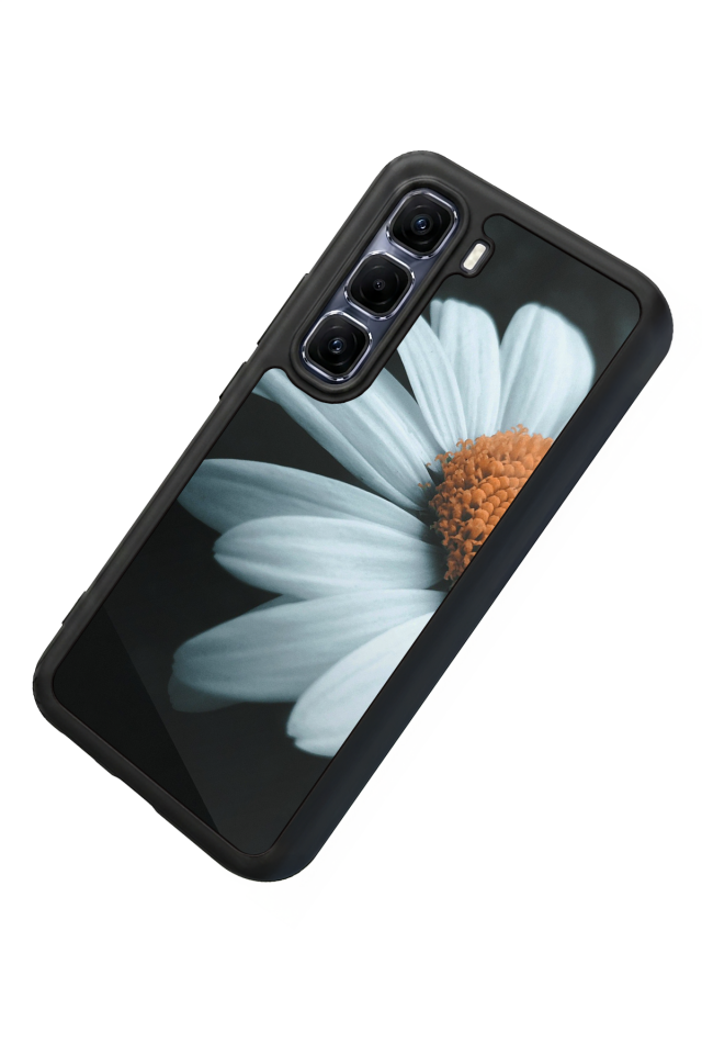 Infinix Hot 60 Pro Plus Uyumlu Cicek Tasarımlı Glossy Premium Kılıf
