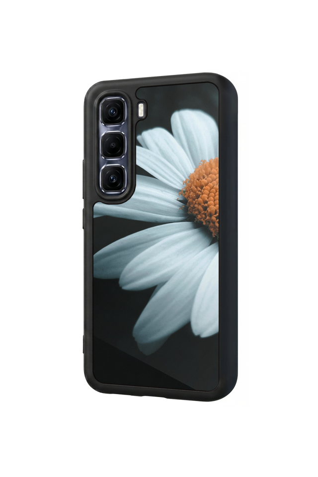 Infinix Hot 60 Pro Plus Uyumlu Cicek Tasarımlı Glossy Premium Kılıf