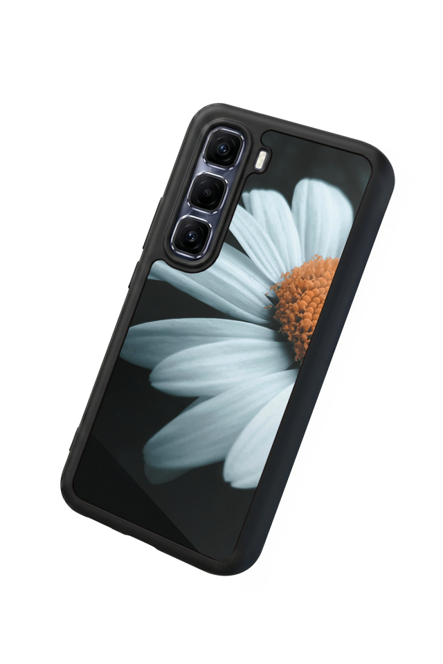 Infinix Hot 60 Pro Plus Uyumlu Cicek Tasarımlı Glossy Premium Kılıf