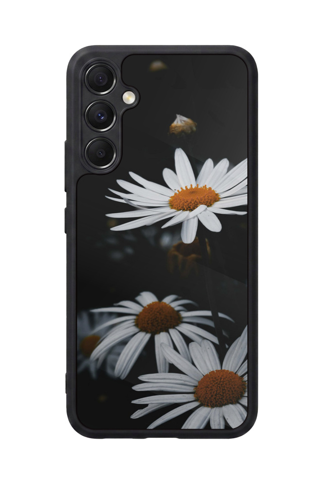 Samsung Galaxy A34 Uyumlu Cicek Tasarımlı Glossy Premium Kılıf