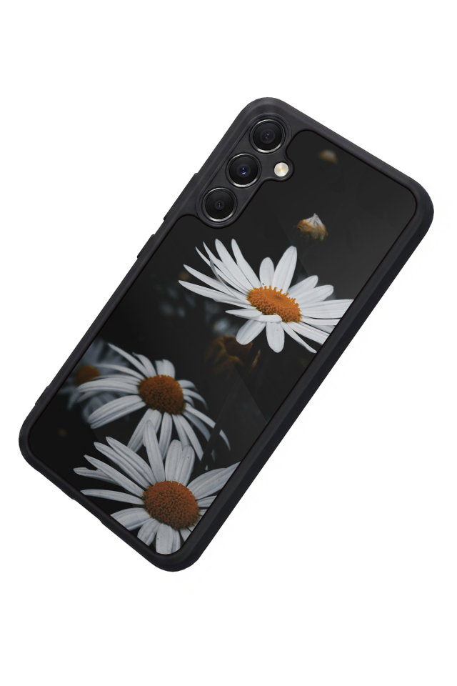 Samsung Galaxy A34 Uyumlu Cicek Tasarımlı Glossy Premium Kılıf