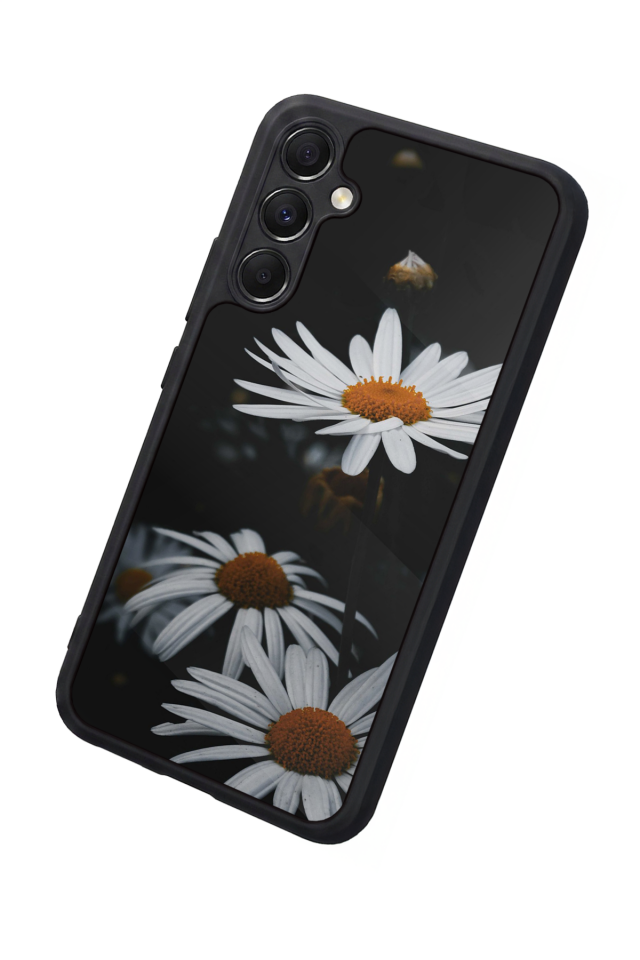 Samsung Galaxy A34 Uyumlu Cicek Tasarımlı Glossy Premium Kılıf