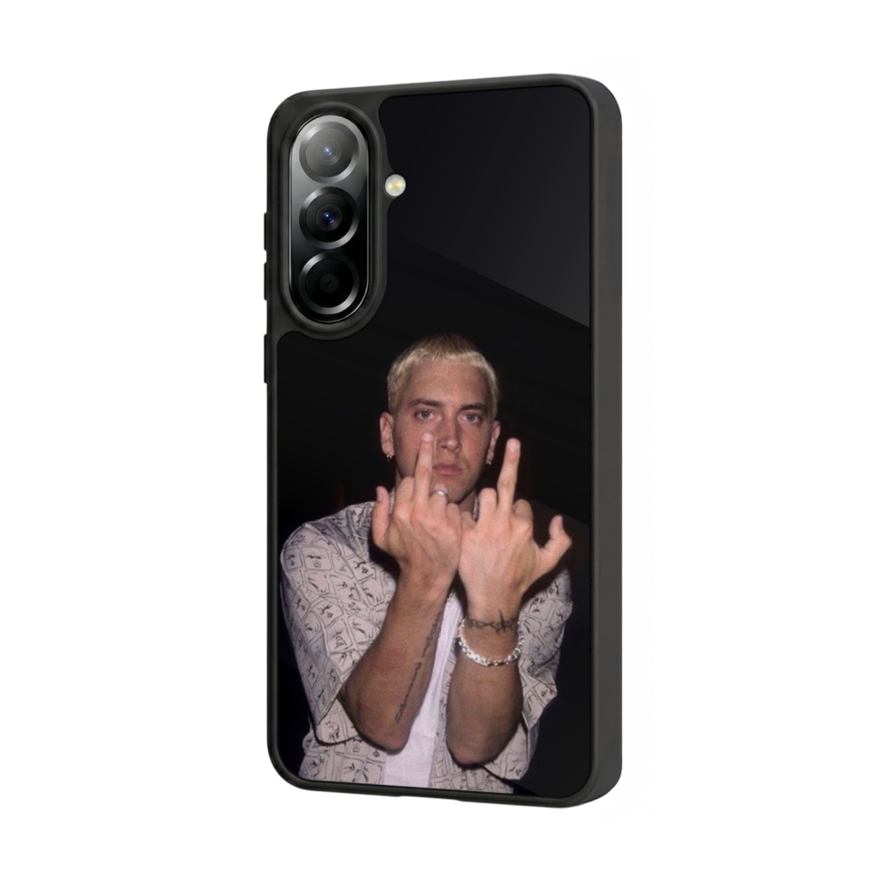 Samsung Galaxy A57 Uyumlu Eminem Tasarımlı Glossy Premium Kılıf