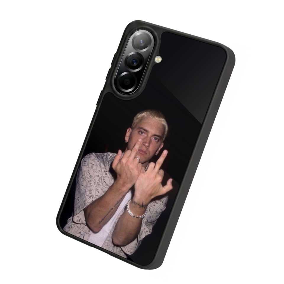 Samsung Galaxy A57 Uyumlu Eminem Tasarımlı Glossy Premium Kılıf
