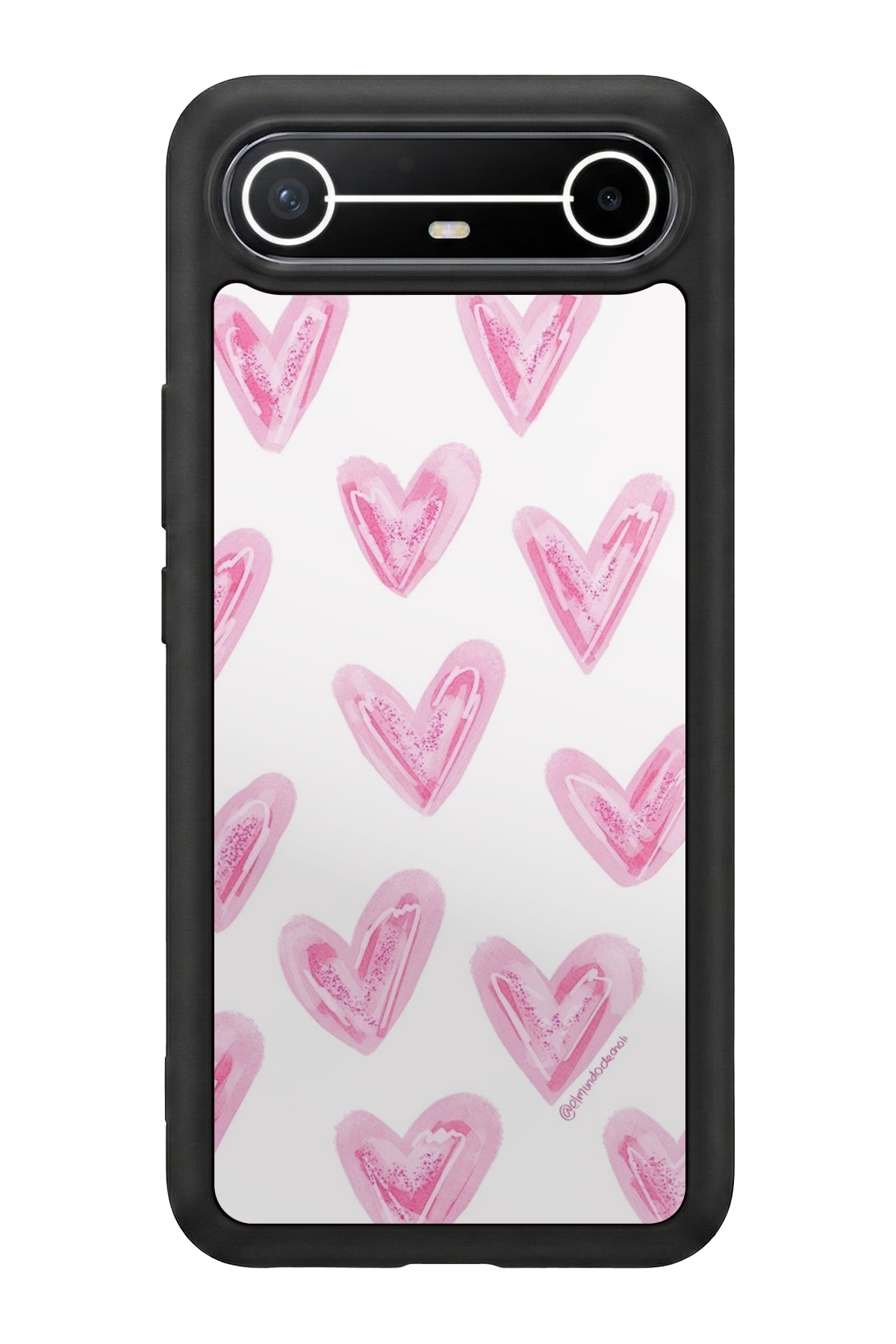 Tecno Spark Slim 5G Uyumlu Kalp Love Tasarımlı Glossy Premium Kılıf
