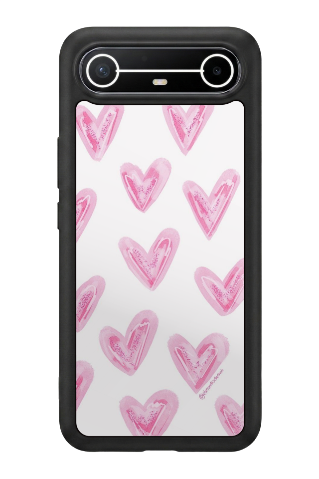Tecno Spark Slim 5G Uyumlu Kalp Love Tasarımlı Glossy Premium Kılıf