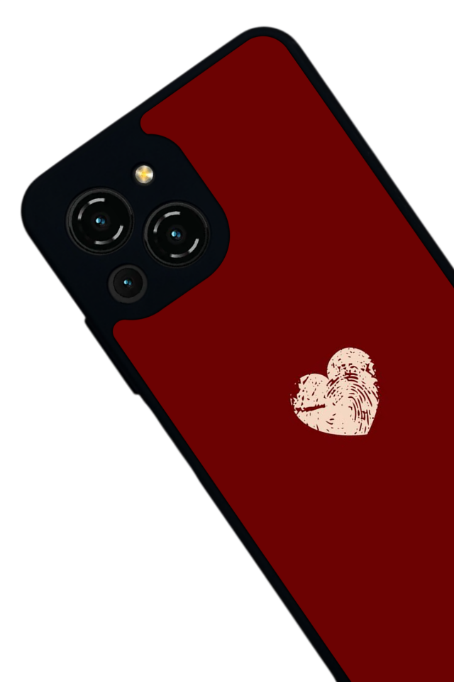 Reeder S23 Pro Max Uyumlu Kalp Love Tasarımlı Glossy Premium Kılıf