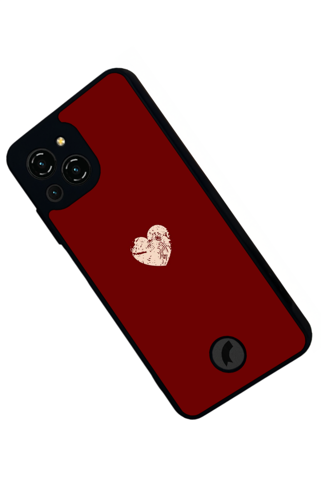 Reeder S23 Pro Max Uyumlu Kalp Love Tasarımlı Glossy Premium Kılıf