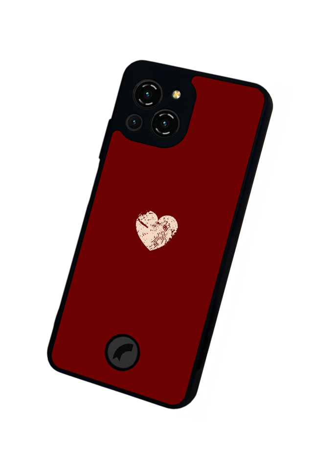 Reeder S23 Pro Max Uyumlu Kalp Love Tasarımlı Glossy Premium Kılıf
