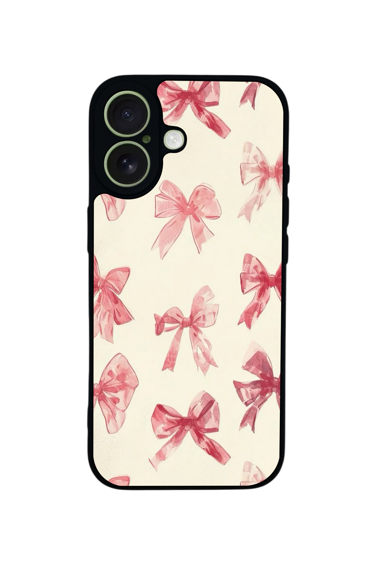iPhone 17 Uyumlu Kurdele Tasarımlı Glossy Premium Kılıf