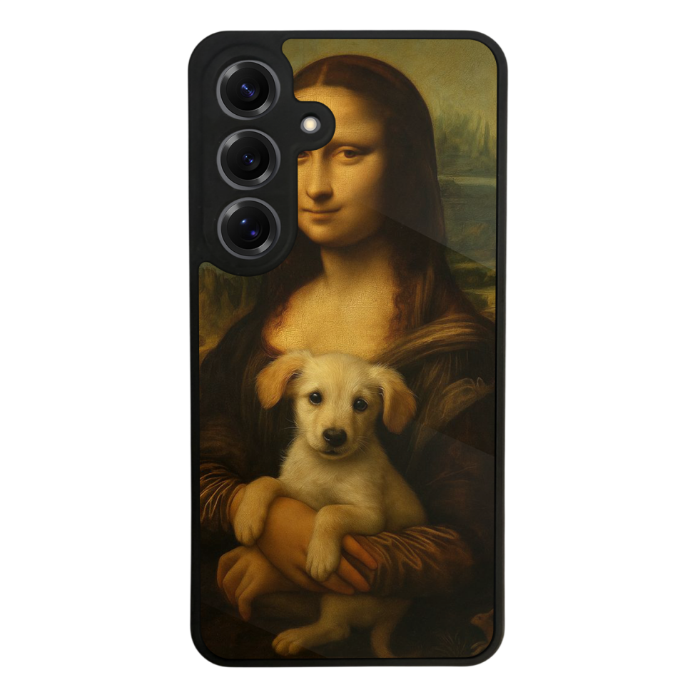 Samsung Galaxy S25 Uyumlu Monalisa Tasarımlı Glossy Premium Kılıf