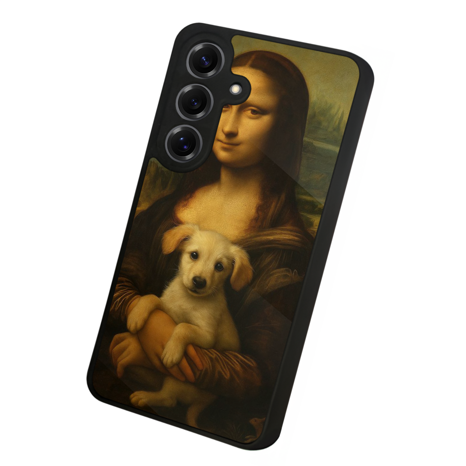Samsung Galaxy S25 Uyumlu Monalisa Tasarımlı Glossy Premium Kılıf