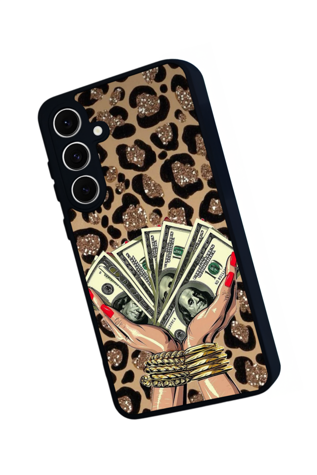 Samsung Galaxy S24 FE Uyumlu Para Tasarımlı Glossy Premium Kılıf
