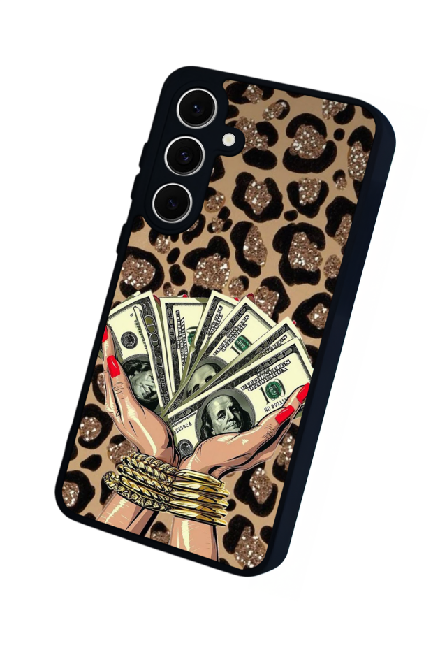 Samsung Galaxy S24 FE Uyumlu Para Tasarımlı Glossy Premium Kılıf