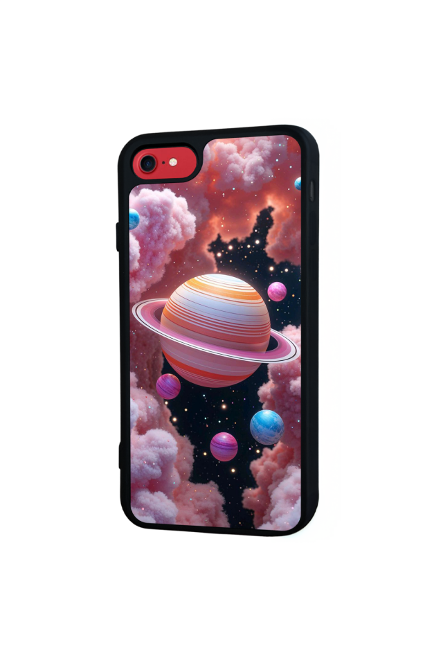 iPhone 7 Uyumlu Uzay Tasarımlı Glossy Premium Kılıf