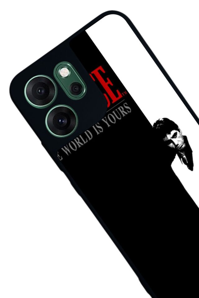 Oppo Reno 14F Uyumlu Scarface Tasarımlı Glossy Premium Kılıf