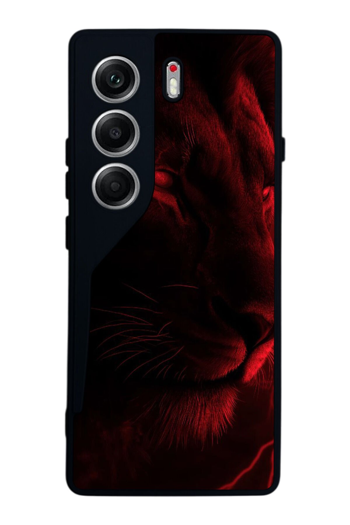Tecno Camon 40 Uyumlu Aslan Tasarımlı Glossy Premium Kılıf