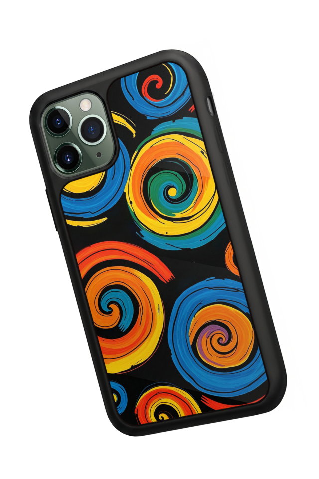 iPhone 11 Pro Uyumlu Abstract Tasarımlı Glossy Premium Kılıf