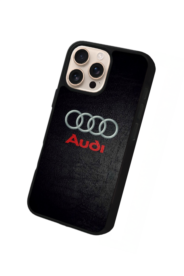 iPhone 16 Pro Max Uyumlu Audi Tasarımlı Glossy Premium Kılıf