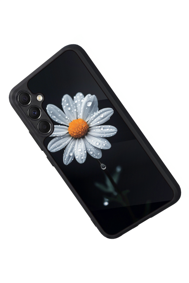 Samsung Galaxy A34 Uyumlu Cicek Tasarımlı Glossy Premium Kılıf